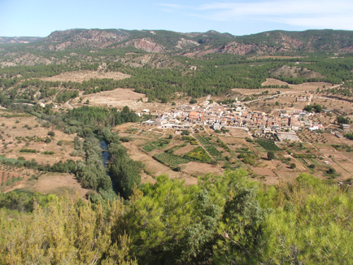 Vista aérea de Casas del Río